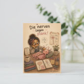 Die Nerven liegen plank ポストカード (スタンド正面)