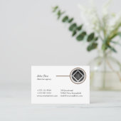 Die professionelle Visitenkarte für Detekteien 名刺 (スタンド正面)