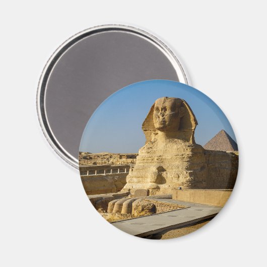 Die Pyramiden von Gizeh in Ägypten Magnet マグネット (正面/裏面)