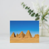 Die Pyramiden von Meroe Postkarte ポストカード (スタンド正面)