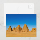 Die Pyramiden von Meroe Postkarte ポストカード (正面/裏面)