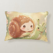 Die Schnecke und der Zauber der Blütenkronen アクセントクッション (裏面)