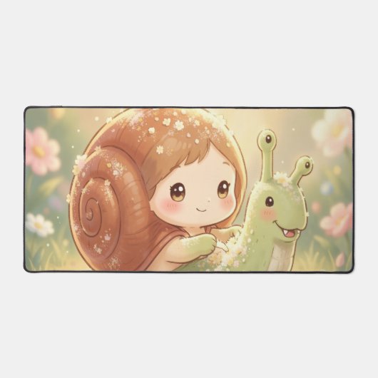Die Schnecke und der Zauber der Blütenkronen デスクマット (正面)