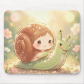 Die Schnecke und der Zauber der Blütenkronen マウスパッド (正面)