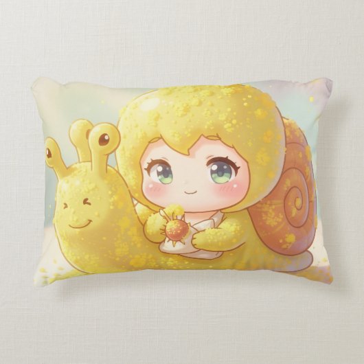 Die Schnecke und der Zauber der Blütenkronen.1 アクセントクッション (正面)
