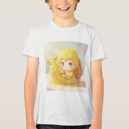 Die Schnecke und der Zauber der Blütenkronen.1 トライブレンドTシャツ