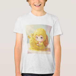 Die Schnecke und der Zauber der Blütenkronen.1 トライブレンドＴシャツ