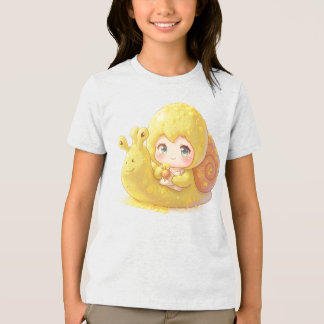 Die Schnecke und der Zauber der Blütenkronen.1 トライブレンドＴシャツ