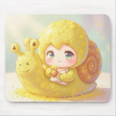 Die Schnecke und der Zauber der Blütenkronen.1 マウスパッド (正面)