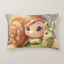 Die Schnecke und der Zauber der Blütenkronen.4 アクセントクッション