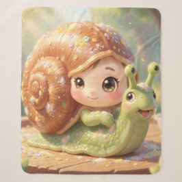 Die Schnecke und der Zauber der Blütenkronen.4 シェルパブランケット