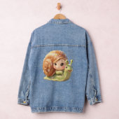 Die Schnecke und der Zauber der Blütenkronen.4 デニムジャケット (ハンガー)