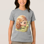 Die Schnecke und der Zauber der Blütenkronen.4 トライブレンドＴシャツ (正面)