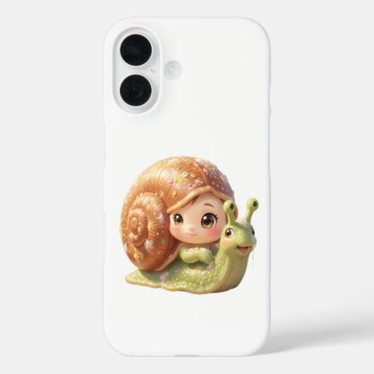 Die Schnecke und der Zauber der Blütenkronen.4 Case-Mate iPhoneケース (裏面)