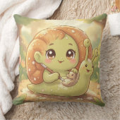 Die Schnecke und der Zauber der Blütenkronen.7 クッション (ブランケット)