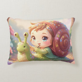 Die Schnecke und der Zauber der Blütenkronen.9 アクセントクッション