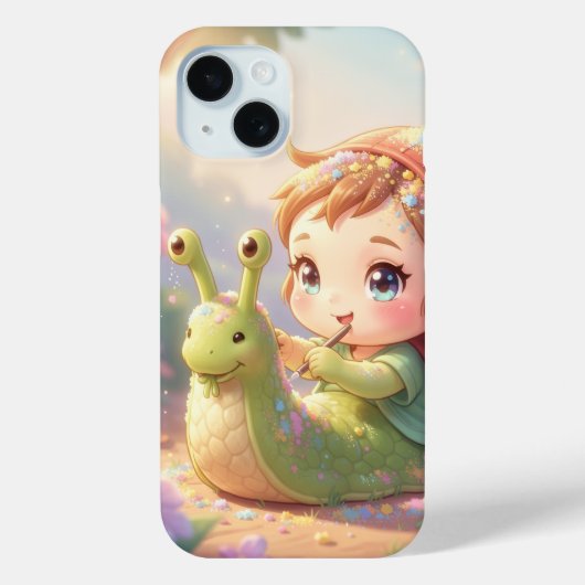 Die Schnecke und der Zauber der Blütenkronen.9 Case-Mate iPhoneケース (裏面)