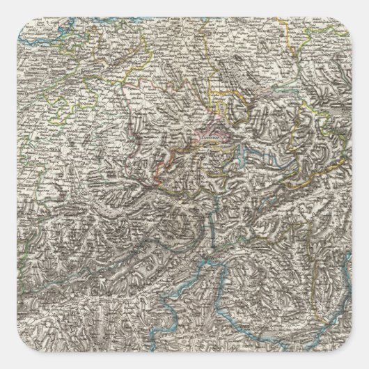 Die Schweiz – スイス スクエアシール (正面)