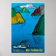 Die Schweiz、スイス、旅行ポスター