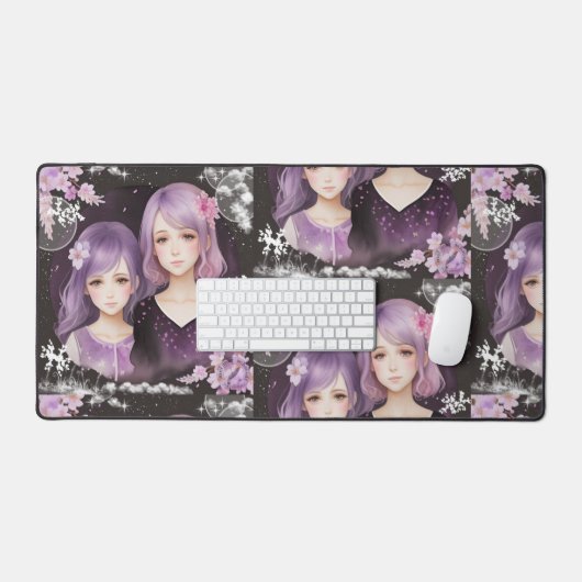 Die Schwestern Lavendel & Sakura デスクマット (キーボード&マウス)