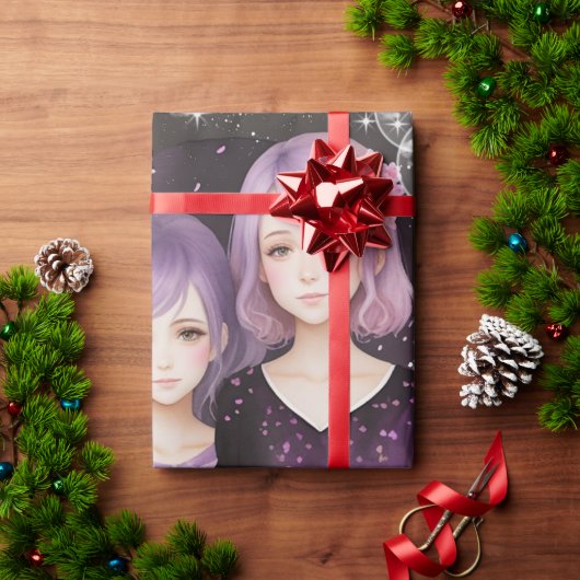 Die Schwestern Lavendel & Sakura ラッピングペーパー (クリスマスギフト)