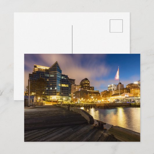 Die Skyline von Halifax in Kanada ポストカード (正面/裏面)