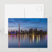 Die Skyline von Toronto Postkarte ポストカード (正面/裏面)