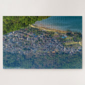 Die Stadt Pokhara in Nepal ジグソーパズル (横)