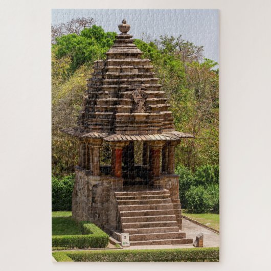 Die Tempel von Khajuraho in Madhya Pradesh Indien ジグソーパズル (縦)
