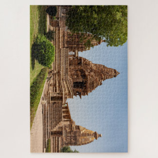 Die Tempel von Khajuraho in Madhya Pradesh Indien ジグソーパズル