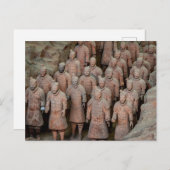 Die Terracotta Armee von Xian in China ポストカード (正面/裏面)
