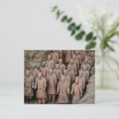 Die Terracotta Armee von Xian in China ポストカード (スタンド正面)