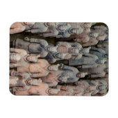 Die Terracotta Armee von Xian in China マグネット (横)