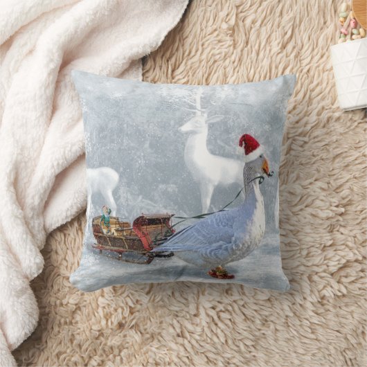 Die Weihnachtsgans クッション (ブランケット)