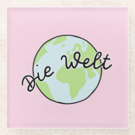Die Welt ガラスコースター