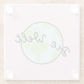 Die Welt ガラスコースター (裏面)