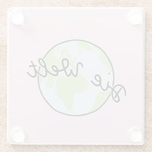 Die Welt ガラスコースター (裏面)