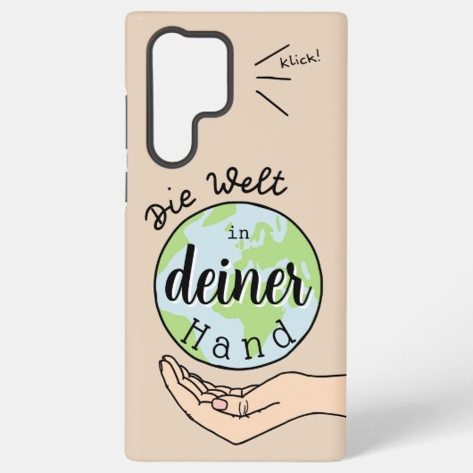 Die Welt in deiner Hand Samsung Galaxyケース (裏面)