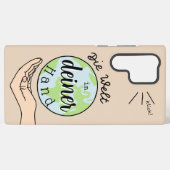 Die Welt in deiner Hand Samsung Galaxyケース (裏面横)