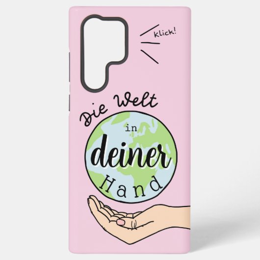 Die Welt in deiner Hand Samsung Galaxyケース (裏面)