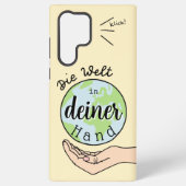 Die Welt in deiner Hand Samsung Galaxyケース (裏面)