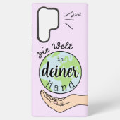 Die Welt in deiner Hand Samsung Galaxyケース (裏面)