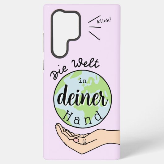 Die Welt in deiner Hand Samsung Galaxyケース (裏面)