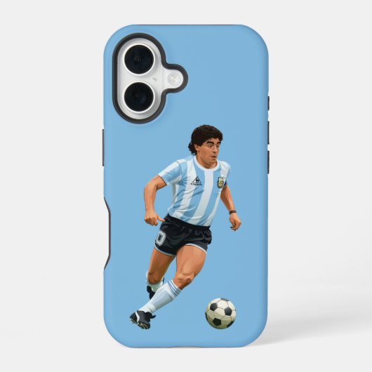 Diego Maradona - Argentina iPhone 16ケース (裏面)