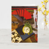 Diego Rivera, The Alarm Clock, カード (黄色い花)