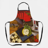 Diego Rivera The Alarm Clock Surrealism Art エプロン (正面)