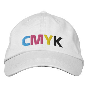 Dieline CMYK署名パパキャップ 刺繍入りキャップ