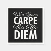 DIEMの誕生日パーティーでCARPEに行く スタンダードカクテルナプキン (正面)