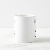 Diem Carpedと見なす |おもしろい引用文 コーヒーマグカップ (中央)