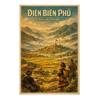 Dien Bien Phu ベトナム 旅行 2027 ポスター